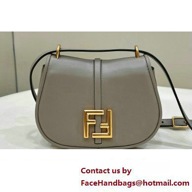 Fendi C Com Small bag in leather Gray 2023 Fendi C Com Small bag in leather Gray 2023